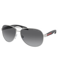 prada lr sol sps 53p 1bc plata negro